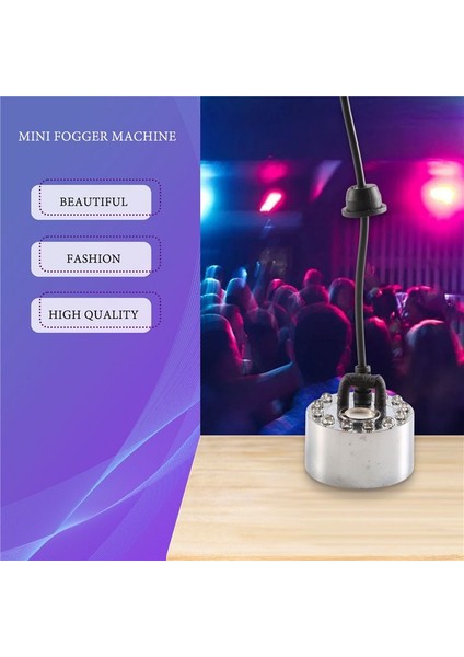 Mini Mist Yapıcı, 12 LED Mıster Fogger Su Çeşmesi Göleti Sis Makinesi Atomizer Cadılar Bayramı Için Hava Nemlendiricisi, Noel (Yurt Dışından) indirimleri