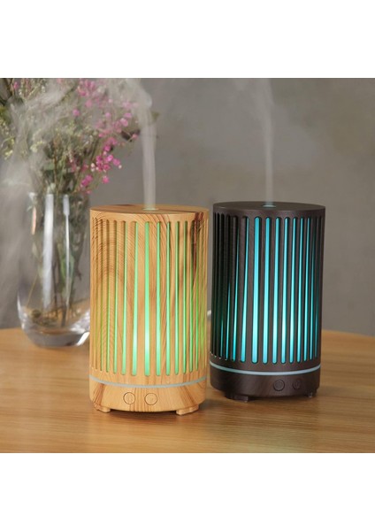 Simüle Edilmiş Ahşap Baskılı Humdifie 200ML Renkli Taşınabilir Nemlendirici Düşük Gürültü Yatak Odası Ofisi Için Küçük Nemlendirici, B (Yurt Dışından) fiyatları