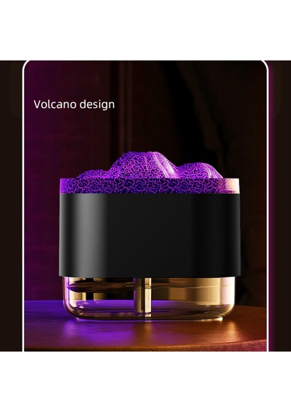 Alev Difüzör Aromaterapi Esansiyel Yağı Difüzör Atmosfer Işığı 300ML Home Office Için Serin Sis Nemlendirici -B (Yurt Dışından) fırsatları