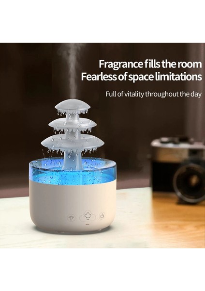 Simülasyon Yağmur Nemlendiricisi Düşük Gürültü Azaltma Hassas Su Sisi Esansiyel Yağ Difüzör Hava Difüzör Abd Tapası (Yurt Dışından) indirimleri