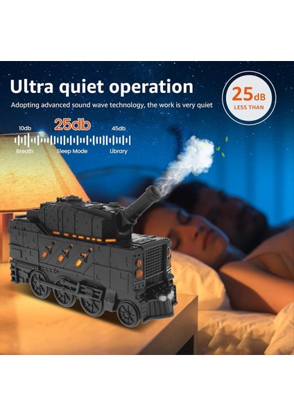 Esansiyel Yağ Difüzör Nemlendirici 300ML Temel Aromaterapi Nemlendirici 2 Aydınlatma ile Ev Ofisi Için 2 Sis Us Fişi (Yurt Dışından) fırsatları