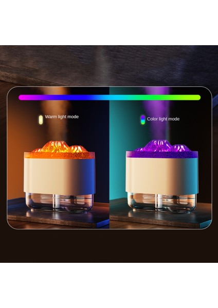 Alev Difüzör Aromaterapi Esansiyel Yağı Difüzör Atmosfer Işığı 300ML Home Office Için Serin Sis Nemlendirici -A (Yurt Dışından) modelleri