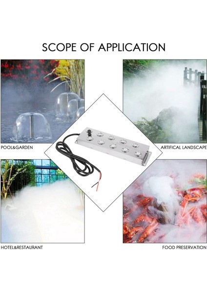 10 Kafa Ultrasonik Sis Üreticisi Sisleyici Nemlendirici Sera Aeromist Hidroponik Diy Hava Nemlendiricisi (Yurt Dışından) indirimleri