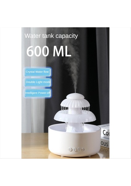 Yağmur Bulutu Serin Sis Nemlendirici Renk LED Gece Işığı Yatak Odası Için, Kurutma Önleme Uykusu Iyileştirme (Yurt Dışından) modelleri