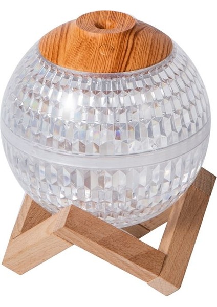 Mini Renkli Gece Işık Kristal Top Nemlendirici Taşınabilir Serin Sis Nemlendirici Yatak Odası, Kreş, Ofis (Yurt Dışından)