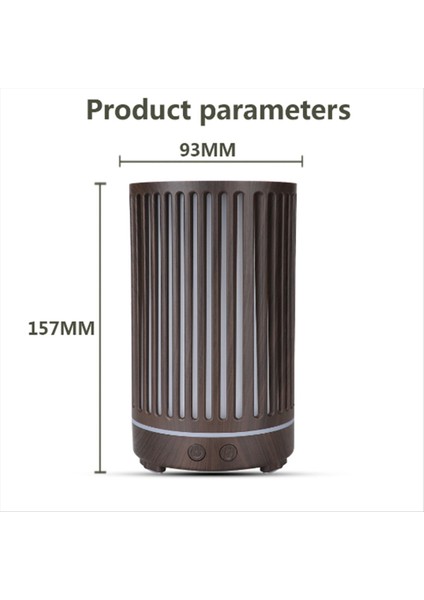 Simüle Edilmiş Ahşap Baskılı Humdifie 200ML Renkli Taşınabilir Nemlendirici Düşük Gürültü Yatak Odası Ofisi Için Küçük Nemlendirici, Bir (Yurt Dışından) indirimleri