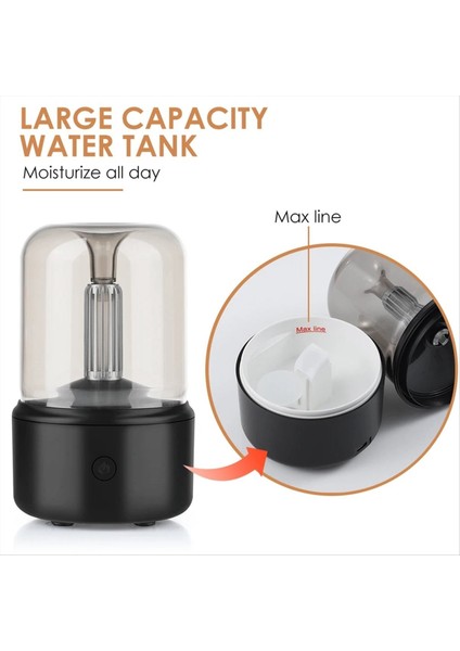 Taşınabilir Mini Aroma Difüzör USB Hava Nemlendiricisi Esansiyel Yağ Gecesi Hafif Soğuk Mist Yapıcı Püskürtücü Ev Kullanım Si, B (Yurt Dışından) fırsatları