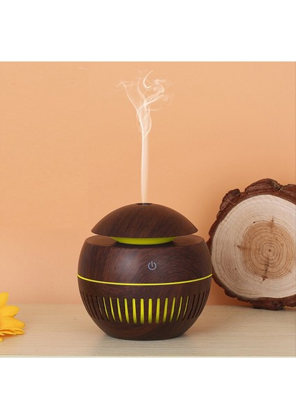 Taşınabilir Hava Nemlendiricisi USB Elektrik Hava Difüzör Ahşap Ultrasonik Hava Nemlendiricisi Uçucu Yağ Aromaterapi Gece Işığı (Yurt Dışından) modelleri