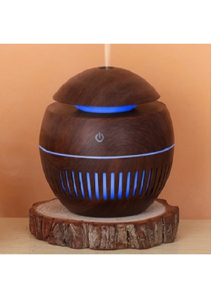 Taşınabilir Hava Nemlendiricisi USB Elektrik Hava Difüzör Ahşap Ultrasonik Hava Nemlendiricisi Uçucu Yağ Aromaterapi Gece Işığı (Yurt Dışından) indirimleri