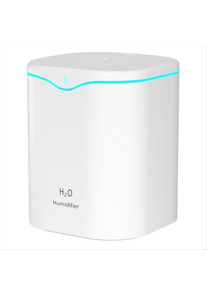 Yatak Odası Için Nemlendiriciler, 2.2l Yatak Odası Için Serin Sis Hemericiler, USB Taşınabilir Masa Hemiberifier, Sessiz Ultrasonik, Beyaz (Yurt Dışından)