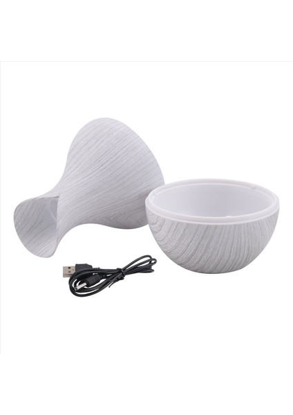 Elektrikli Hava Nemlendirici Esansiyel Aroma Yağ Difüzör Ultrasonik 130ML Ahşap Tane Nemlendirici USB Sis Yapıcı LED Işık C (Yurt Dışından) modelleri