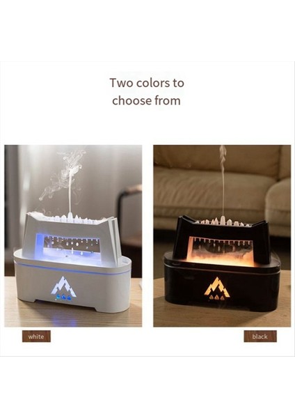 Simülasyon Yağmur Damarı Alev Aromaterapi Hava Nemlendiricisi Escik Yağ Dışılığı Evi Dışı Siyah Fik (Yurt Dışından)