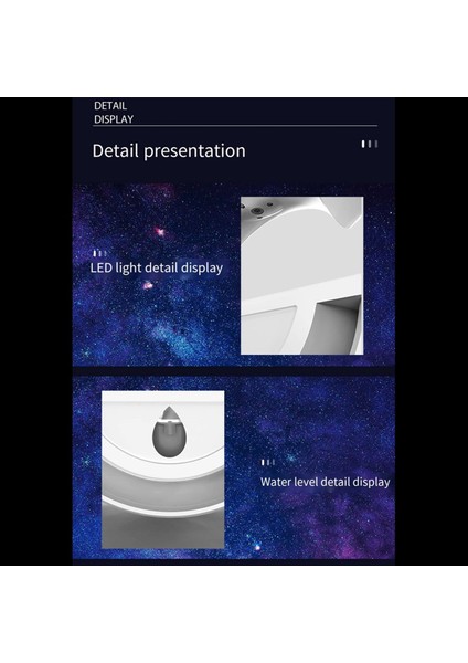 Anti-Gravity Hava Nemlendiricisi 350ML Rgb Işık Ultrasonik Nemlendirici Bluetooth ile Ev Ofisi Için Hoparlör (Yurt Dışından) fırsatları