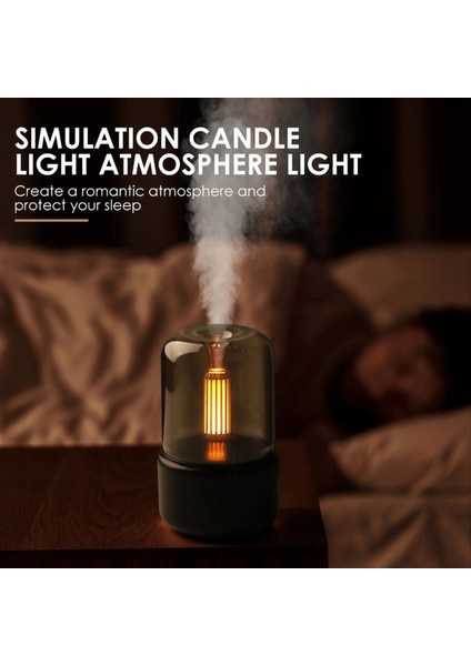 Taşınabilir Mini Aroma Difüzör USB Hava Nemlendirici Esansiyel Yağ Gecesi Hafif Soğuk Mist Yapıcı Püskürtücü Ev Kullanım Si, A (Yurt Dışından) indirimleri