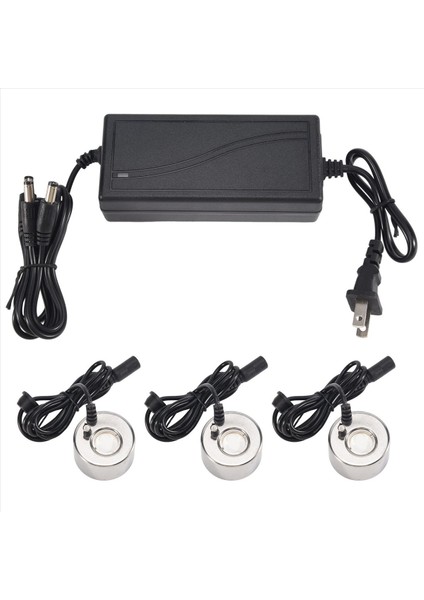Mist Maker Fogger Ultrasonik Nemlendirici 3pcs Atomizasyon Kafaları Su Çeşmesi Göleti Sis Atomizer Hava Nemlendiricisi Abd Fiş (Yurt Dışından)