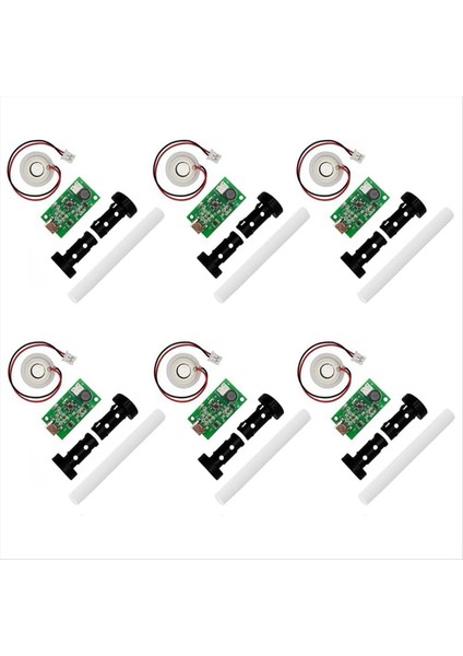 6 Pack Dc 5V USB Nemlendirici Atomizasyon Disk Mirco Arayüz Atomizasyon Sürücü Devre Kartını Dıy Evi Için (Yurt Dışından)