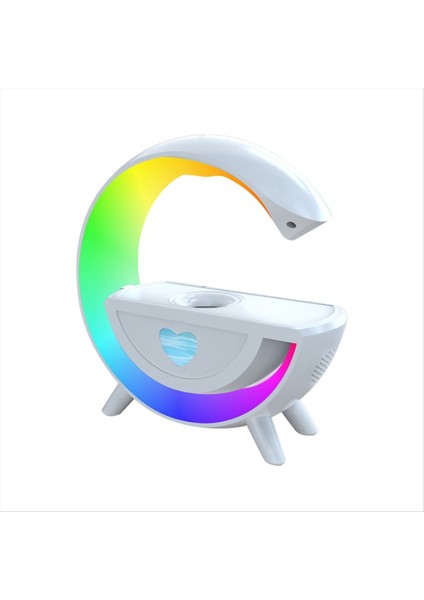 Ev Ofis Nemlendiricisi Için Bluetooth 5.0 Hoparlör Rgb ile Anti-Giriş Hava Nemlendiricisi 350ML (Yurt Dışından)