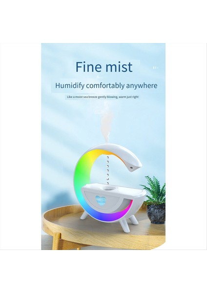 Ev Ofis Nemlendiricisi Için Bluetooth 5.0 Hoparlör Rgb ile Anti-Giriş Hava Nemlendiricisi 350ML (Yurt Dışından) fiyatları