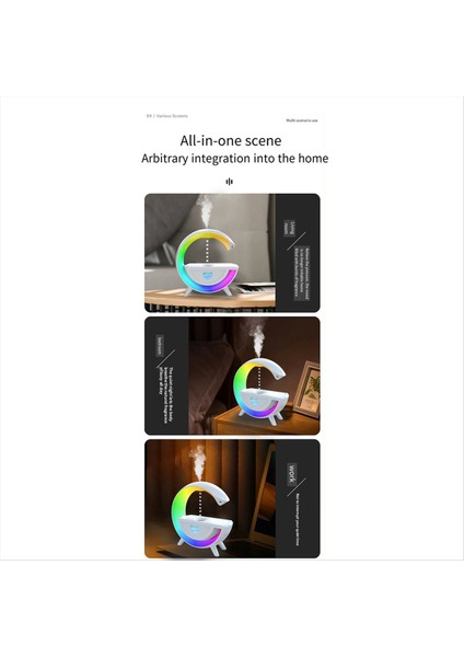 Ev Ofis Nemlendiricisi Için Bluetooth 5.0 Hoparlör Rgb ile Anti-Giriş Hava Nemlendiricisi 350ML (Yurt Dışından) indirimleri