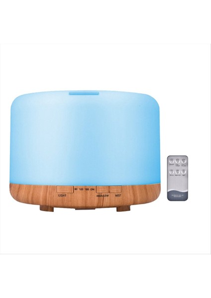 Uçucu Yağ Difüzörü 500ML Nemlendirici Difüzörler Aromaterapi Difüzörü Uzaktan Kumanda Ingiltere Fiş (Yurt Dışından)