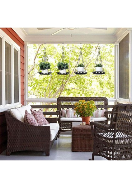 3 Paket Bitki Askısı, Kapalı Dış Mekan Bitkileri Için 12 Inç Metal Asılı Ekici, Dekoratif Asılı Bitki Rafı (Yurt Dışından) modelleri