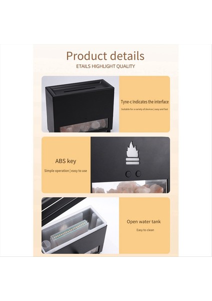 Aromaterapi Alev Ortam Işık Simülasyon Duvar Mutfak USB Mini Aletler Hava Alev Kuzusu, Ahşap Tahıl (Yurt Dışından) fiyatları