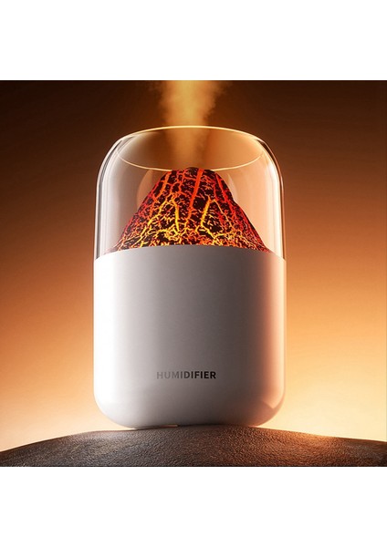 Nemlendirici Serin Alev Lambası Mini Sessiz Masaüstü Ortam Lambası Nemlendirici Aromaterapi Makinesi Siyah (Yurt Dışından) modelleri