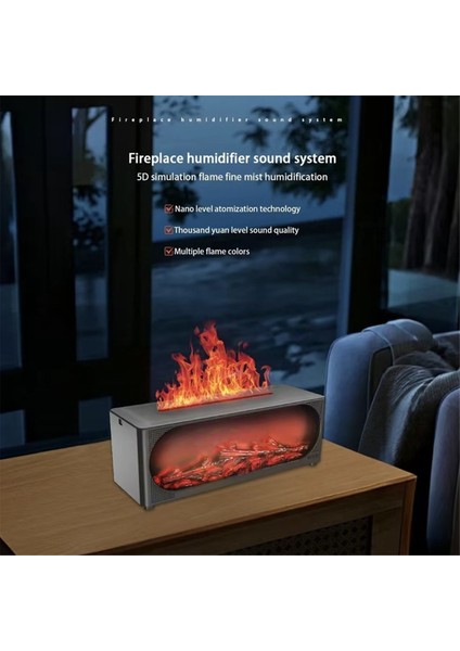 Nemlendirici Simülasyon Alev Aromaterapi Nemlendirici, Gece Işığı Iletici Yağ Difüzörlü Ev Aromaterapi Difüzörü (Yurt Dışından) indirimleri