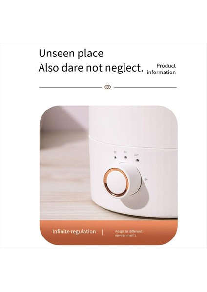 Yatak Odası Için Nemlendiriciler, 2l Serin Sis Ultrasonik Hava Nemlendirici Üst Doldurma ve Sessiz, 360 ° Nozul Abd Fişi, Beyaz (Yurt Dışından) modelleri