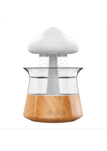 Yatak Odası ve Ev Ofisi Için Bulut Yağmuru Hemerileştiricileri - 7 Renkli LED Işıkları ile Esansiyel Yağ Difüzörü Nano Mist Difüzör (Yurt Dışından)