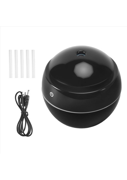Taşınabilir Hava Nemlendiricisi Ultrasonik USB Aroma Dışıncı LED Gece Lıght Lıght Elektrik Esansiyel Yağ Difüzör Aromaterapi Siyah (Yurt Dışından) fiyatları