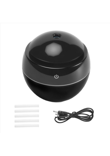Taşınabilir Hava Nemlendiricisi Ultrasonik USB Aroma Dışıncı LED Gece Lıght Lıght Elektrik Esansiyel Yağ Difüzör Aromaterapi Siyah (Yurt Dışından) indirimleri