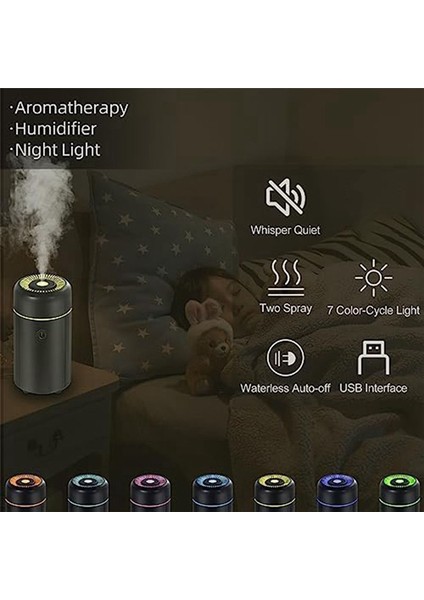 Uçucu Yağlar Için Araba Difüzörleri, USB Kokusu Difüzör, Aromaterapi Yağ Difüzörleri, Araba, Ev, Seyahat, Siyah Için 7 Renk (Yurt Dışından) fırsatları