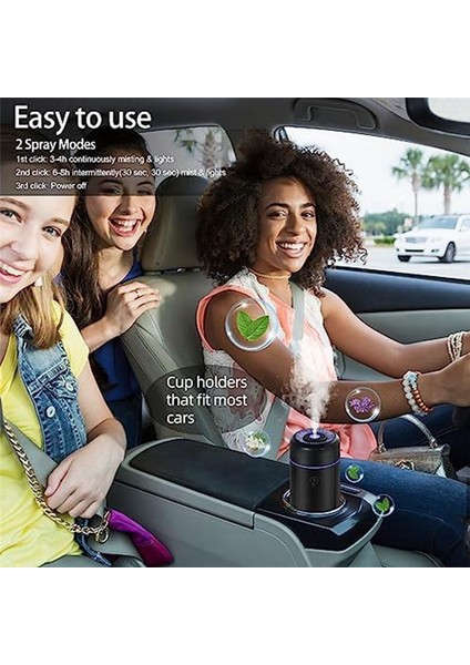 Uçucu Yağlar Için Araba Difüzörleri, USB Kokusu Difüzör, Aromaterapi Yağ Difüzörleri, Araba, Ev, Seyahat, Siyah Için 7 Renk (Yurt Dışından) indirimleri