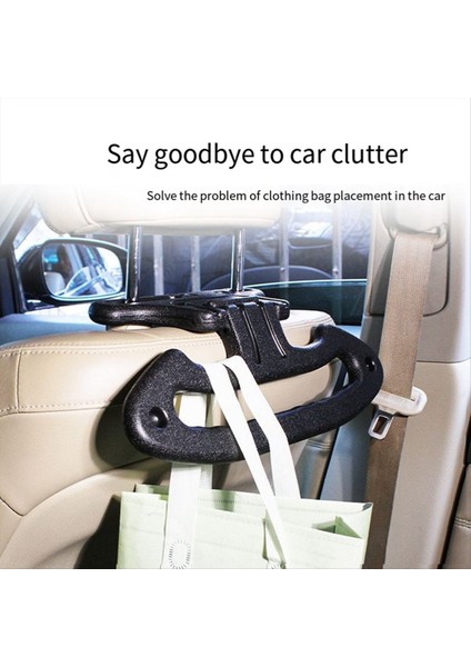 Hipersonik Araba Çok Fonksiyonlu Güvenlik Koltuğu Yaratıcı Tutamaç Kanca Askı Giysisi Rafı HP-A596 (Yurt Dışından) modelleri