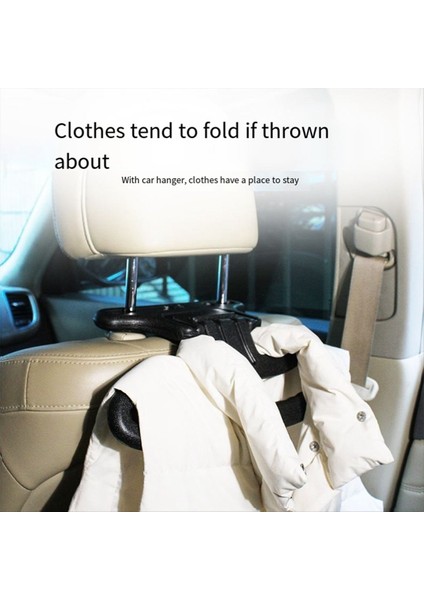 Hipersonik Araba Çok Fonksiyonlu Güvenlik Koltuğu Yaratıcı Tutamaç Kanca Askı Giysisi Rafı HP-A596 (Yurt Dışından) fırsatları