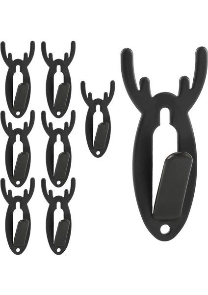 8 Paket Geyik Kafatası Kancaları, Çelik Avrupa Dağı Kafatası Askı Geyiği Kafatası Asma Oturma Odası Için Kolay Kurulum, Yatak Odası (Yurt Dışından)