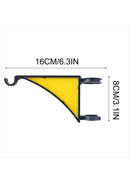 Bitki Askıları, 2 Paket Askılar Kuş Besleyiciler, Ekiciler, Fenerler, Rüzgar Çanları, Veranda Dekoru Sarı (Yurt Dışından)