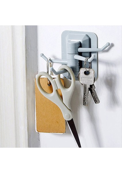 Kanca Mukavemeti Taşınabilir Yumruksuz Kanca Çok Fonksiyonlu Katlanabilir ve Dönebilir Kanca Çerçevesi Duvar Kanca Mavi (Yurt Dışından) fiyatları