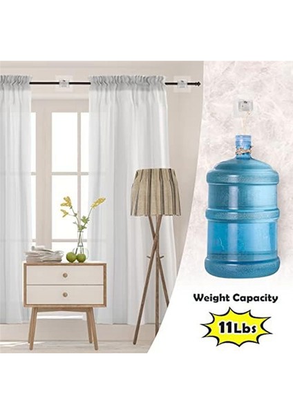 36PCS Matkap Perdesi Çubuk Braketleri Yok, Kendi Kendine Yapışkan Perde Çubuk Kancaları Tırnaksız Ayarlanabilir Perde Askıları Perde Çubuğu (Yurt Dışından) fırsatları