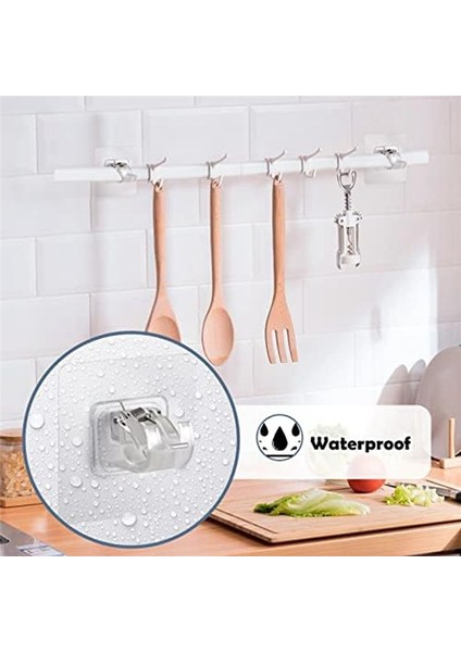 36PCS Matkap Perdesi Çubuk Braketleri Yok, Kendi Kendine Yapışkan Perde Çubuk Kancaları Tırnaksız Ayarlanabilir Perde Askıları Perde Çubuğu (Yurt Dışından) indirimleri