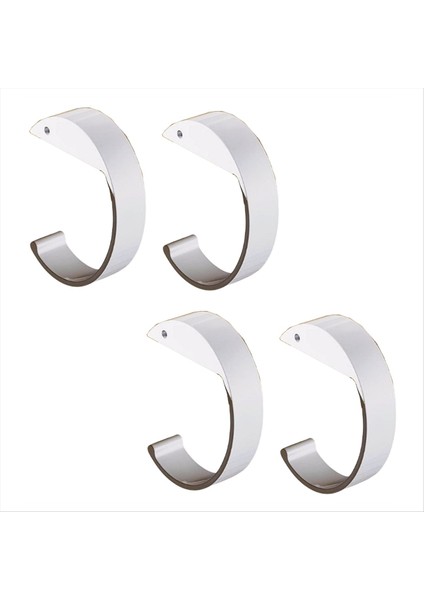 Yuvarlak Yuvarlak Çanta Kanca Hook Masa Yan Çanta Asma Aracı Çıkarılabilir ve Hareketli Çanta Standı Çok Fonksiyonlu Tablo Kanca B (Yurt Dışından)