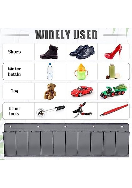 2pcs Rv Ayakkabı Rv Ayakkabı Depolama Organizatörü 44.1 Inç Asma Ayakkabı Bebağı Yatakta Depolama Çantası 10 ile Ayakkabı Oyuncak Aracı A (Yurt Dışından) fiyatları
