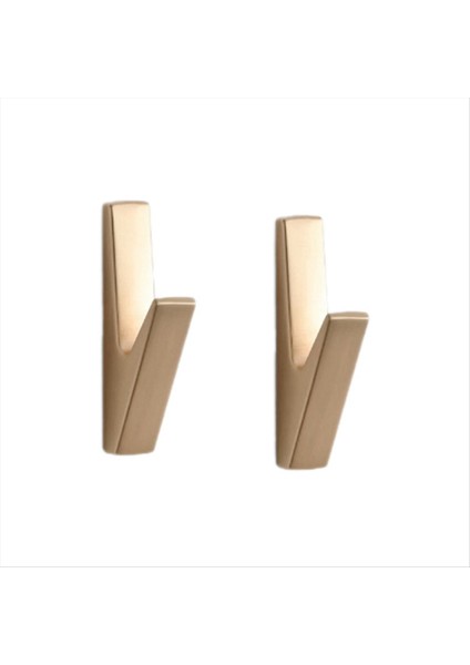 Mat Duvar Kancaları Banyo Aksesuarları Ceket Kancaları Havuk Hook Anahtar Şapka Çantası Ev Dekoratif Kanca Altın (Yurt Dışından)