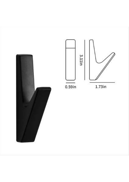 Mat Duvar Kancaları Banyo Aksesuarları Ceket Kancaları Havuk Hook Anahtar Şapka Çantası Ev Dekoratif Kanca Altın (Yurt Dışından) fiyatları