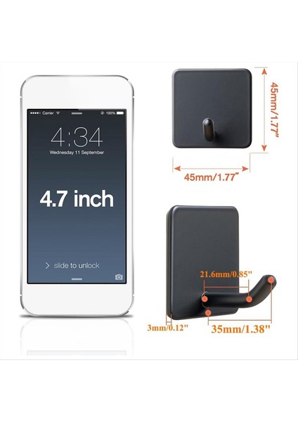 4 Paket Yapışkan Havlu Kancaları Ağır Hizmet Yok, Sondaj Yapışkan Duvar Kancaları Duş Kancaları Kapalı Duş Banyo Mutfak Kapısı (Yurt Dışından) modelleri