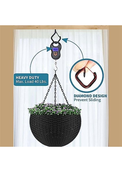 25 Paket Fincan Vidalı Kancalar Kare Snap Rüzgar Geçirmez Tavan Askı Kancası, Asma Bitkiler Için Güvenlik Tokası ile Rüzgar Zil. (Yurt Dışından) modelleri