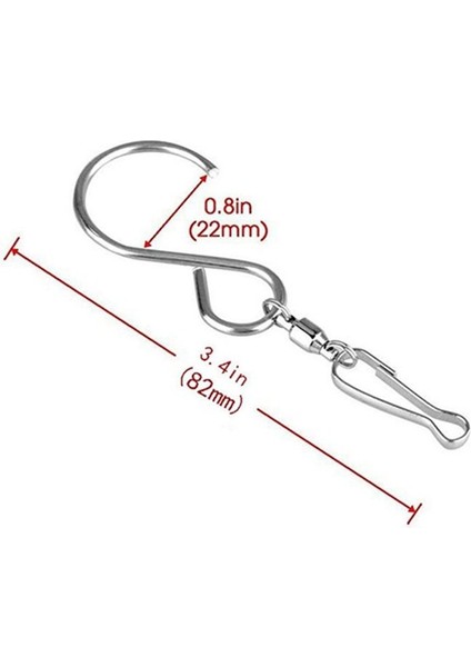 30PCS Spinner Klipsi Kanca Asmak Için Paslanmaz Çelik Rüzgar Spinner Rüzgar Chime Crystal Twister Partisi Malzemeleri (Yurt Dışından) modelleri