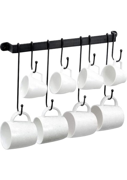 Mutfak Hook Cup Kürek Kaşık Rafı Modern Basit Uzunluk Kanca Duvar Monte Hook Raf (Yurt Dışından)