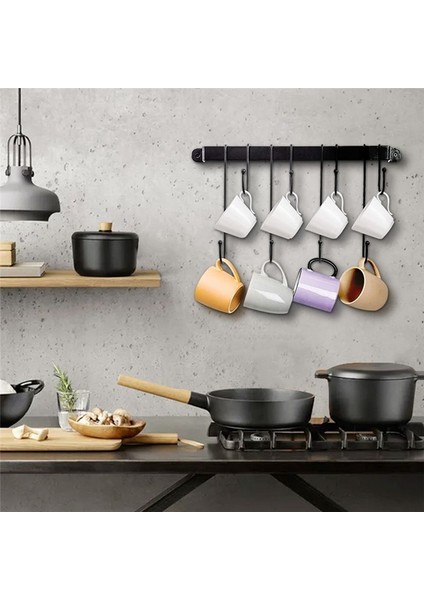 Mutfak Hook Cup Kürek Kaşık Rafı Modern Basit Uzunluk Kanca Duvar Monte Hook Raf (Yurt Dışından) indirimleri